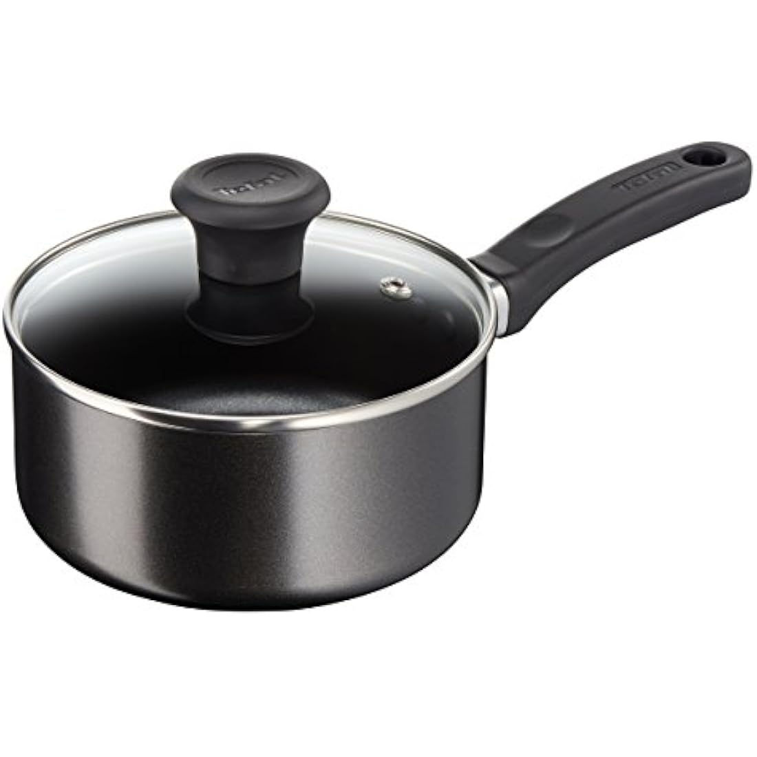 Tefal Delight 5 Piece Non Stick, Aluminium, All hobs Compatible excluding Induction, Black B470S544
