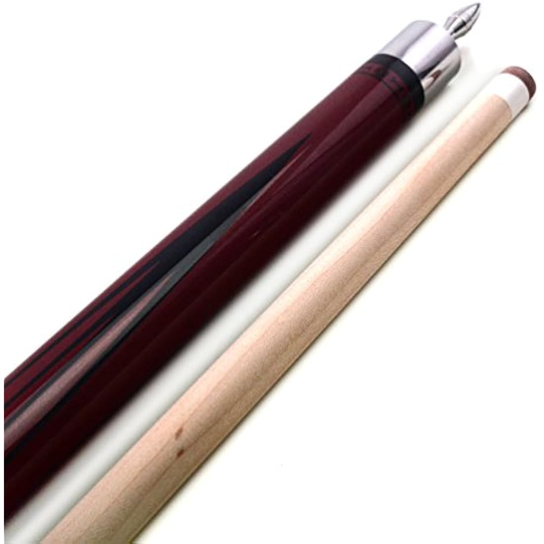 CUESOUL 58 Inches 19oz Joint Pool Cue Stick Billiards Premium Canadian Maple Pool Cue, Multi-layered Tip, 11.5/12.75mm Billiards Pool Cue Set Accessories