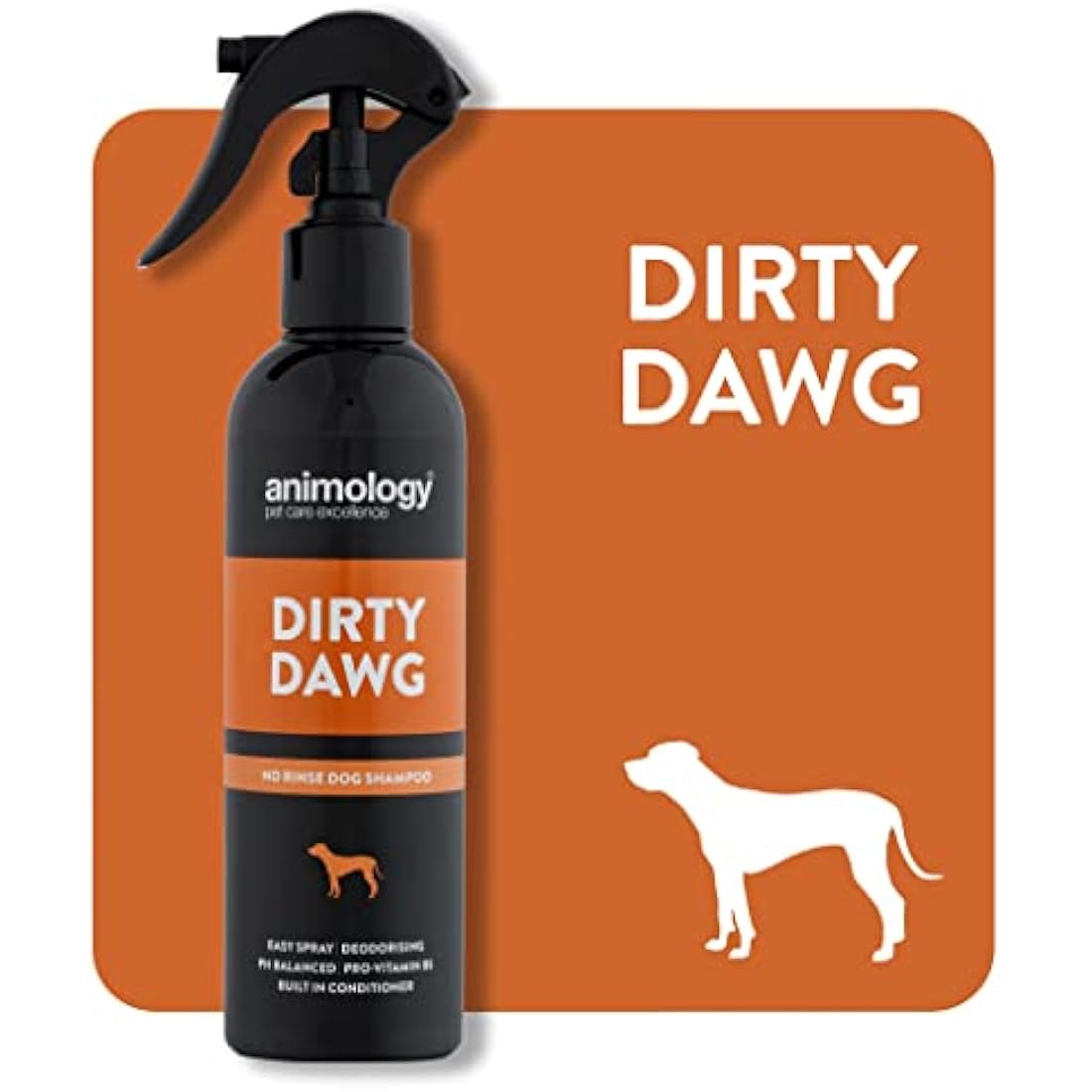 Animology Dirty Dawg Pup No-Rinse Shampoo Dog Spray, 250ml