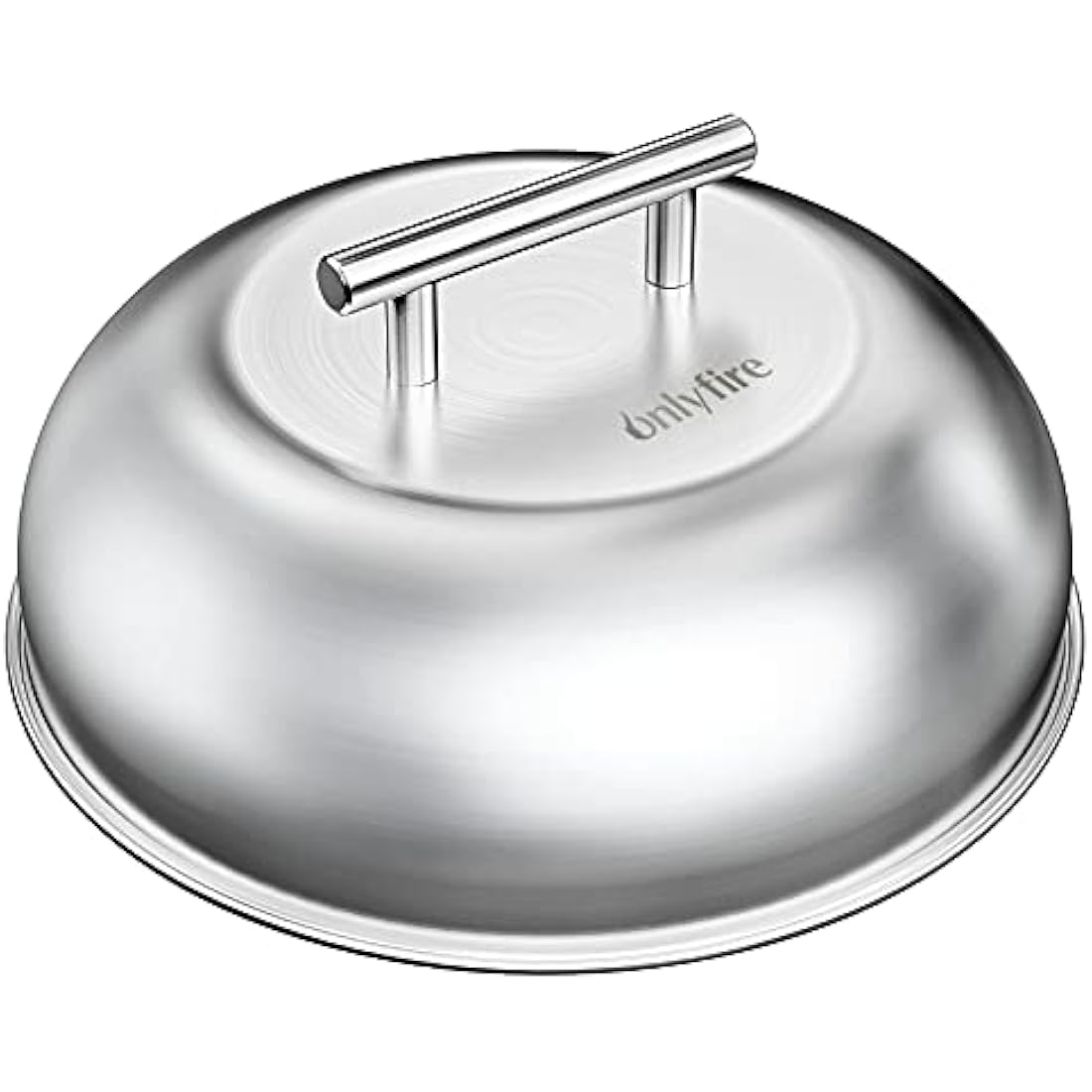 onlyfire Round Basting Cover/Cheese Melting Dome,BBQ stainless steel Steaming Cover for Flat Top Griddle Grill and other Grills, Smokers