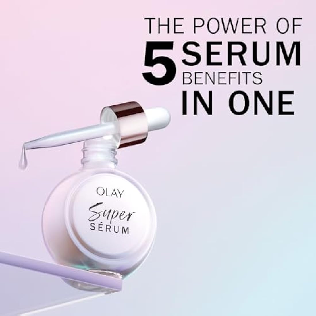 Olay Super Serum, Hydrating Face Serum with Vitamin C, Niacinamide, Collagen Peptide, Skincare for Anti Ageing & Brightening, 30ml