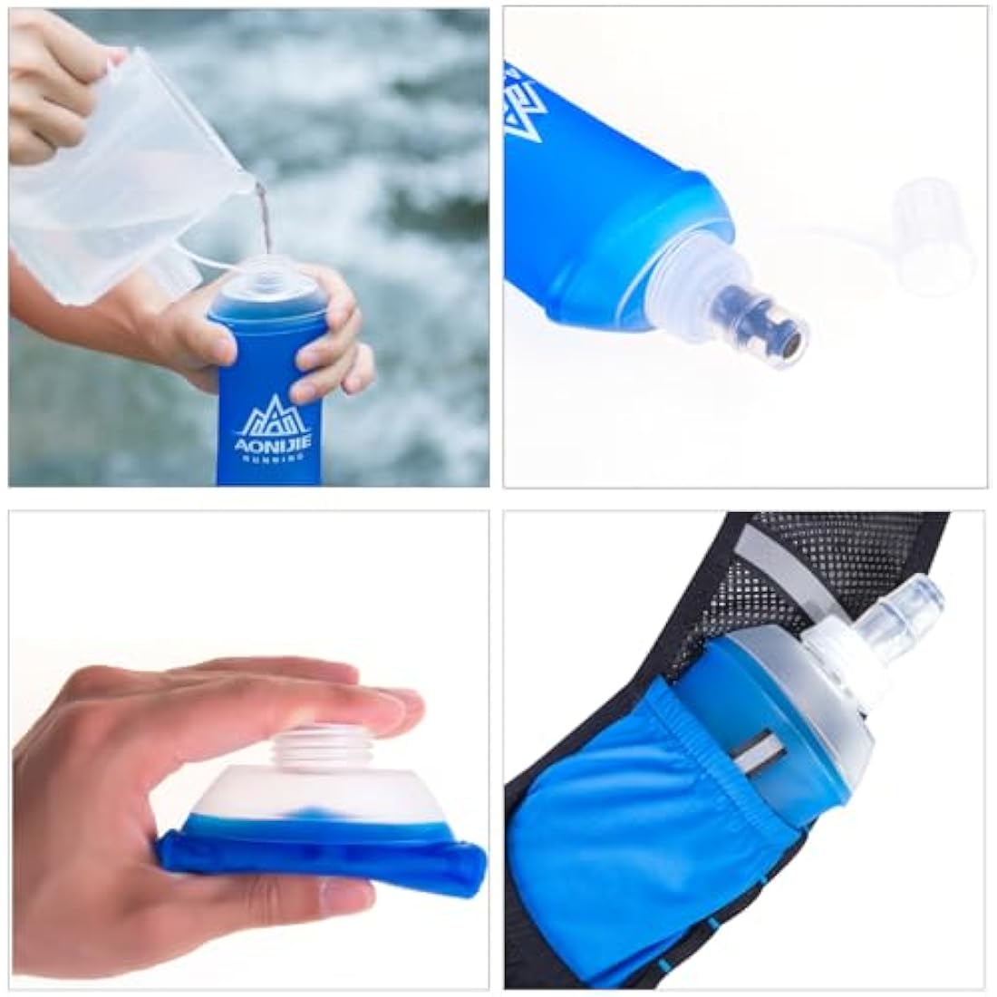 Azarxis TPU Soft Flask Collapsible Water Bottle