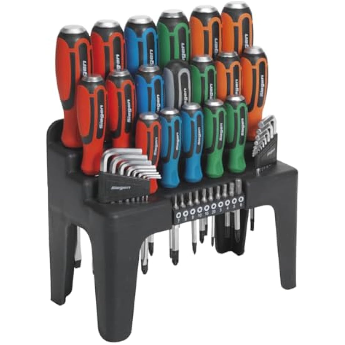 Sealey 44pc Hammer-Thru Screwdriver, Hex Key & Bit Set - S01106