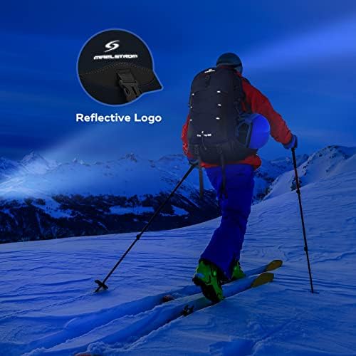Maelstrom Hiking Backpack, Camping Backpack, 40L/50L Waterproof Hiking Daypack with Rain Cover, Lightweight Travel Backpack