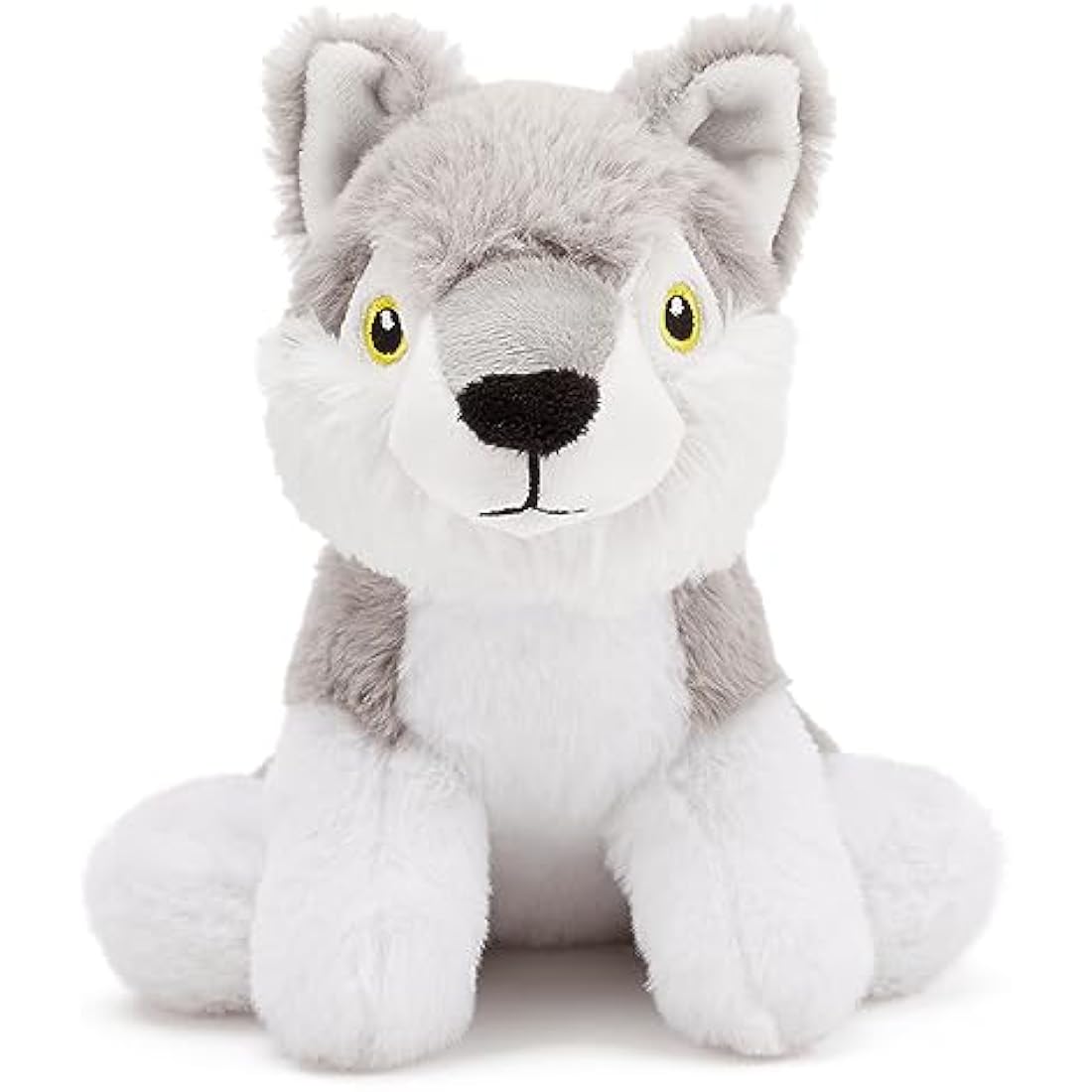 Zappi Co Ultra Soft Wolf Plush Toy (22 cm Length) - 100% Recycled, Eco-Friendly, Newborn Gift, Realistic Lifelike
