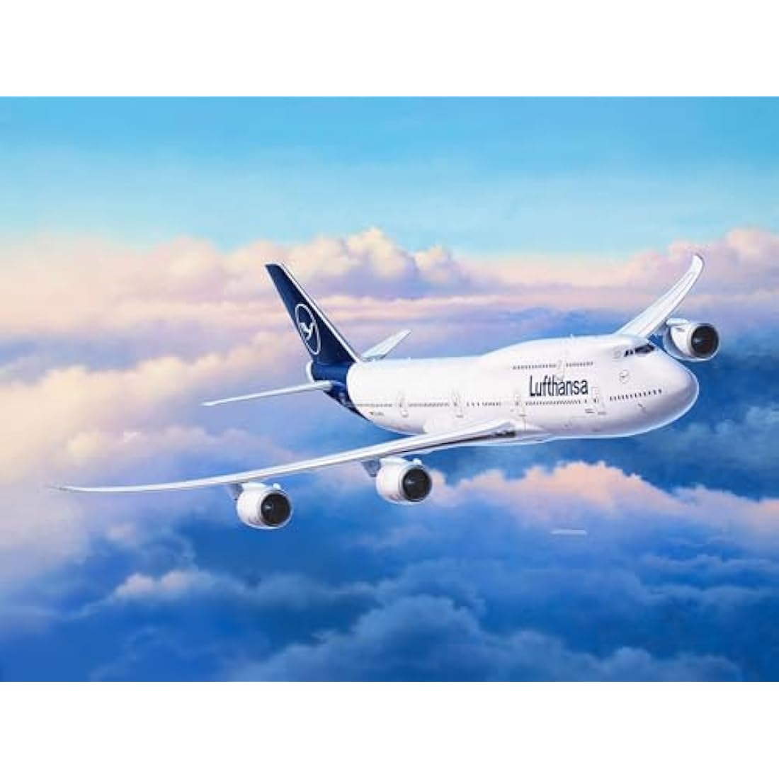Revell 03891 Boeing 747-8 "Lufthansa New Livery 1:144 Scale Unbuilt/Unpainted Plastic Model Kit