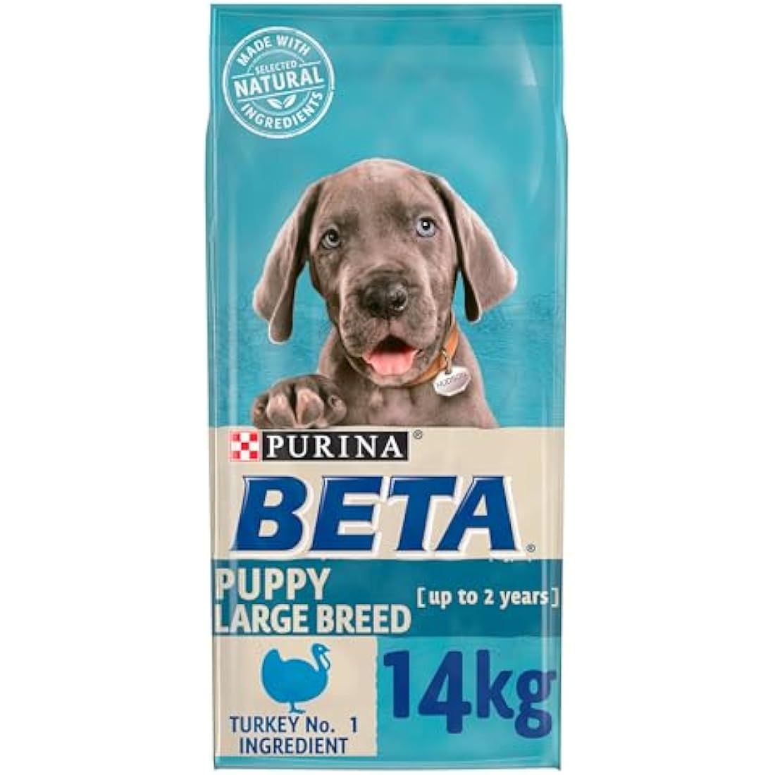 Beta Puppy Large Breed Rich In Turkey, Dry Dog Food 14Kg