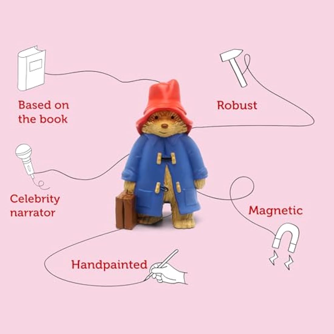 tonies Paddington Bear Audio Character - A Bear Called Paddington Audiobooks for Children