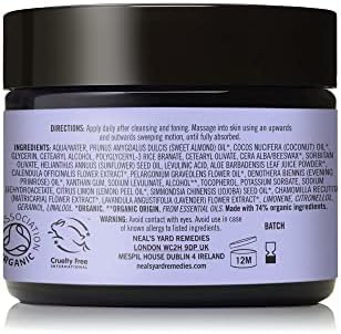 Neal's Yard Remedies Almond Moisturiser | Rich in Vitamins to Tone, Balance & Protect Skin | 50 g