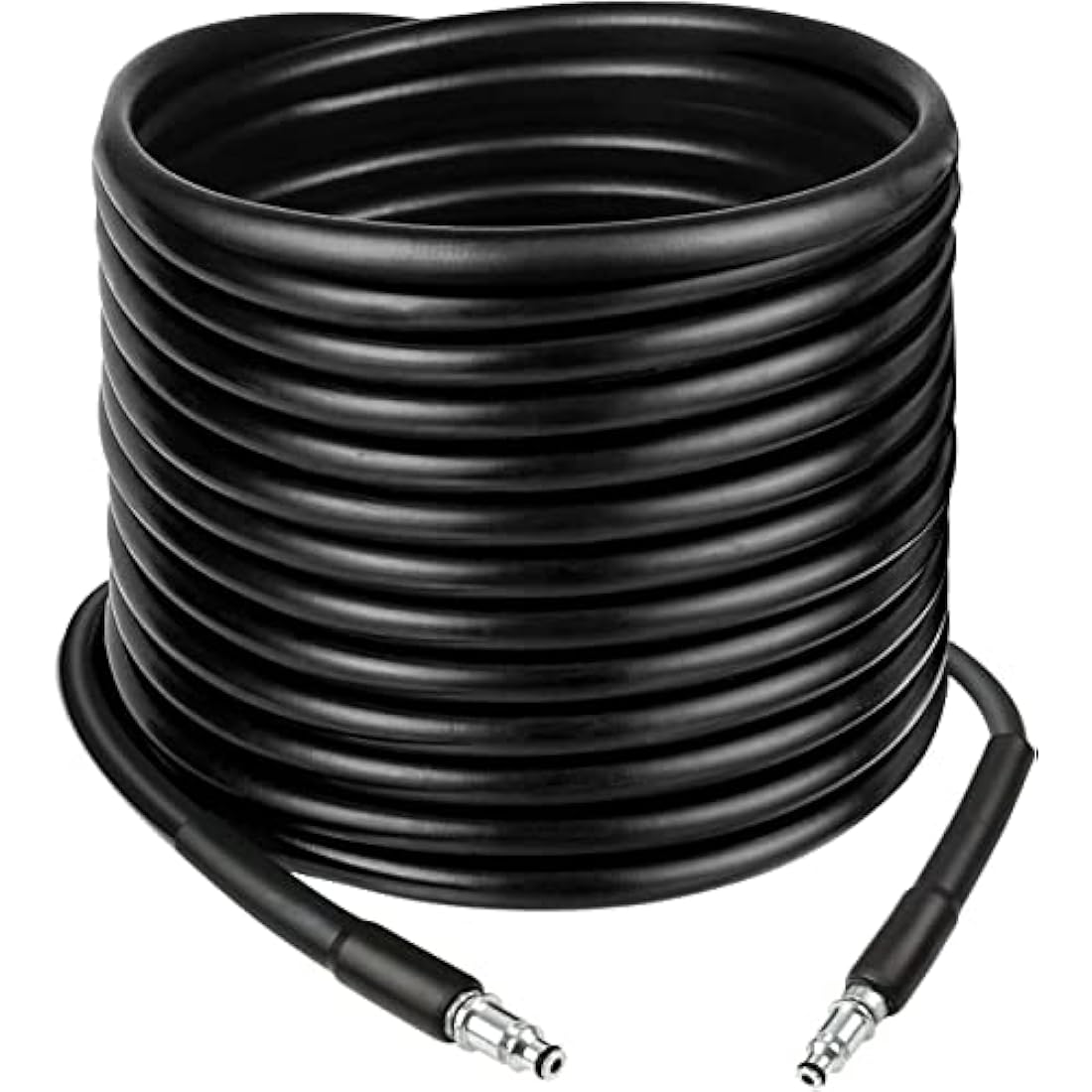 YUET 15M High Pressure Washer Replacement Hose for Bosch AQT Series Washers Domestic Bosch Aquatak, Click Type Plug Quick Connect SDS Fittings, Accessories Extension Water Clean Pipe (15)