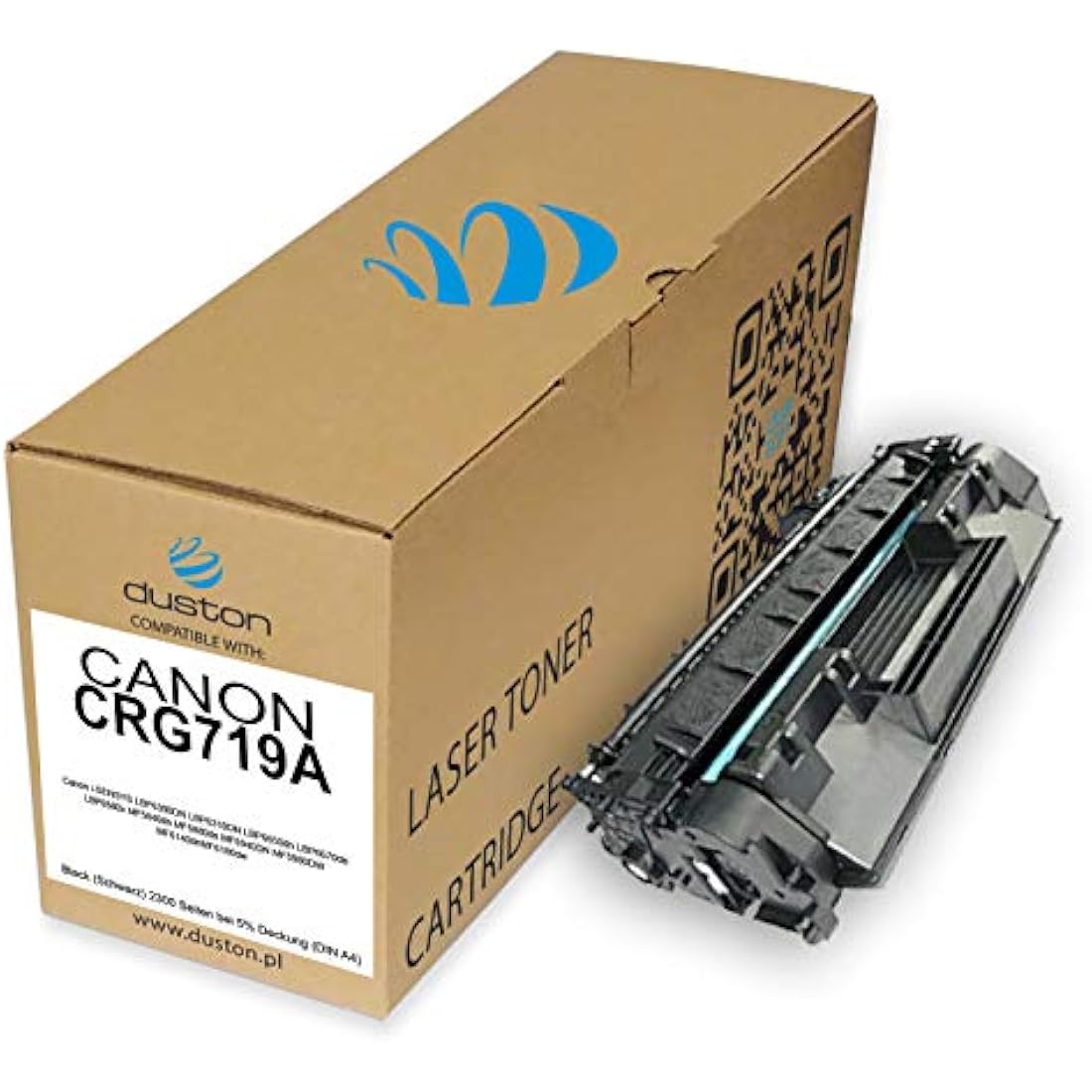 3x CRG719A, 3479B002 Regenerated black toner cartridge Duston, compatible with Canon LBP251dw 252dw 253x 6300dn 6310dn 6650dn 6670dn 6680x MF411dw 416dw 418x 419x 5840dn 5880dn 5980dn 6140dn