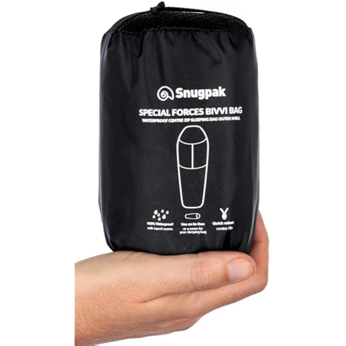 Snugpak Special Forces Bivvi Bag WGTE - Lightweight Outdoor Survival Gear with Breathable, Waterproof Paratex Fabric, Quick Release Zip - Bivvy Bag for Adventure, Camping & Emergency