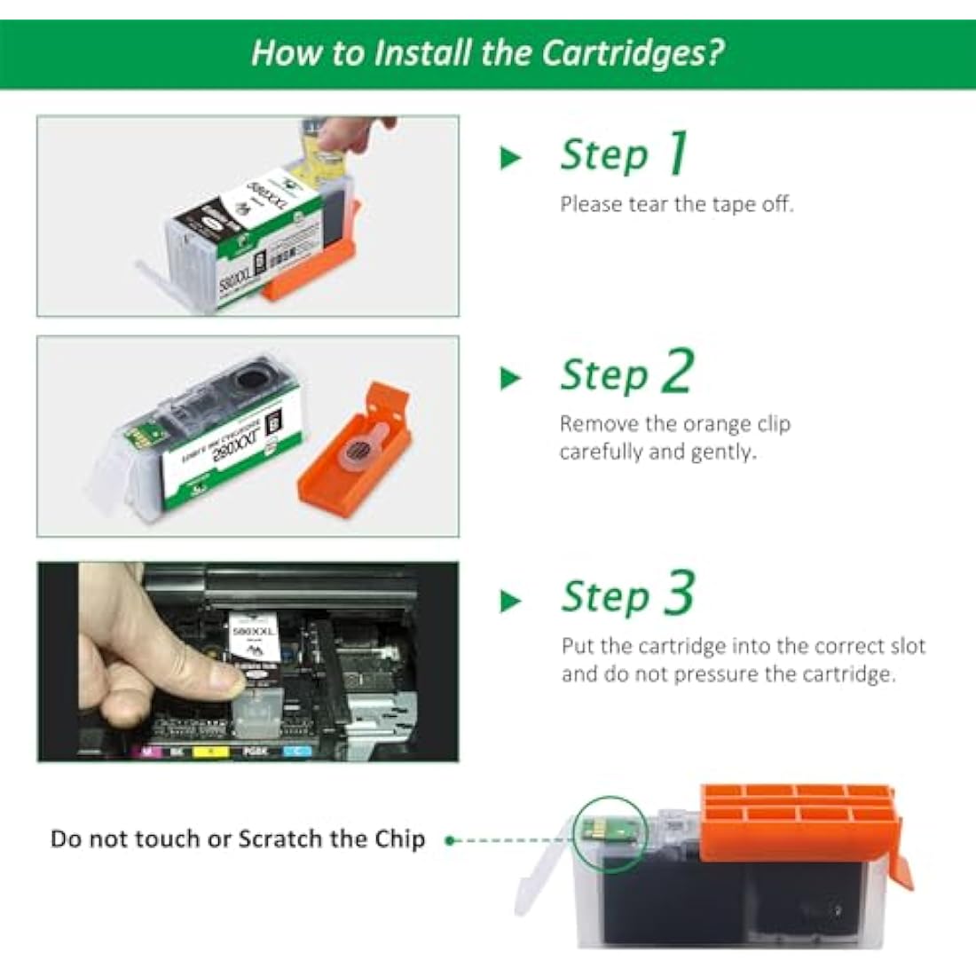 Supricolor Compatible Canon PGI-580xl CLI-581xl 580 581 Edible Ink Cartridges, Use with Canon Pixma TS705 TS8350 TR8550 TS6350 TS6250 TS8250 TS8150 TR7550 TS9150 TS9550 TS6151 TS8251 Printers
