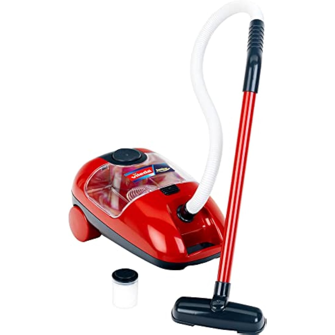 Theo Klein 6719 Vileda Vacuum Cleaner I Battery-Powered Children's Vacuum Cleaner with Sound and Suction Function I Dimensions: 17 cm x 29 cm x 15 cm I Toy for Children Aged 3 Years and up