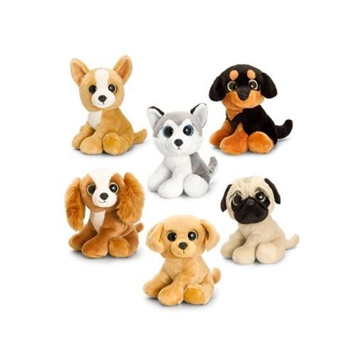 25cm Sitting Sparkle Spaniel Dog Soft Toy