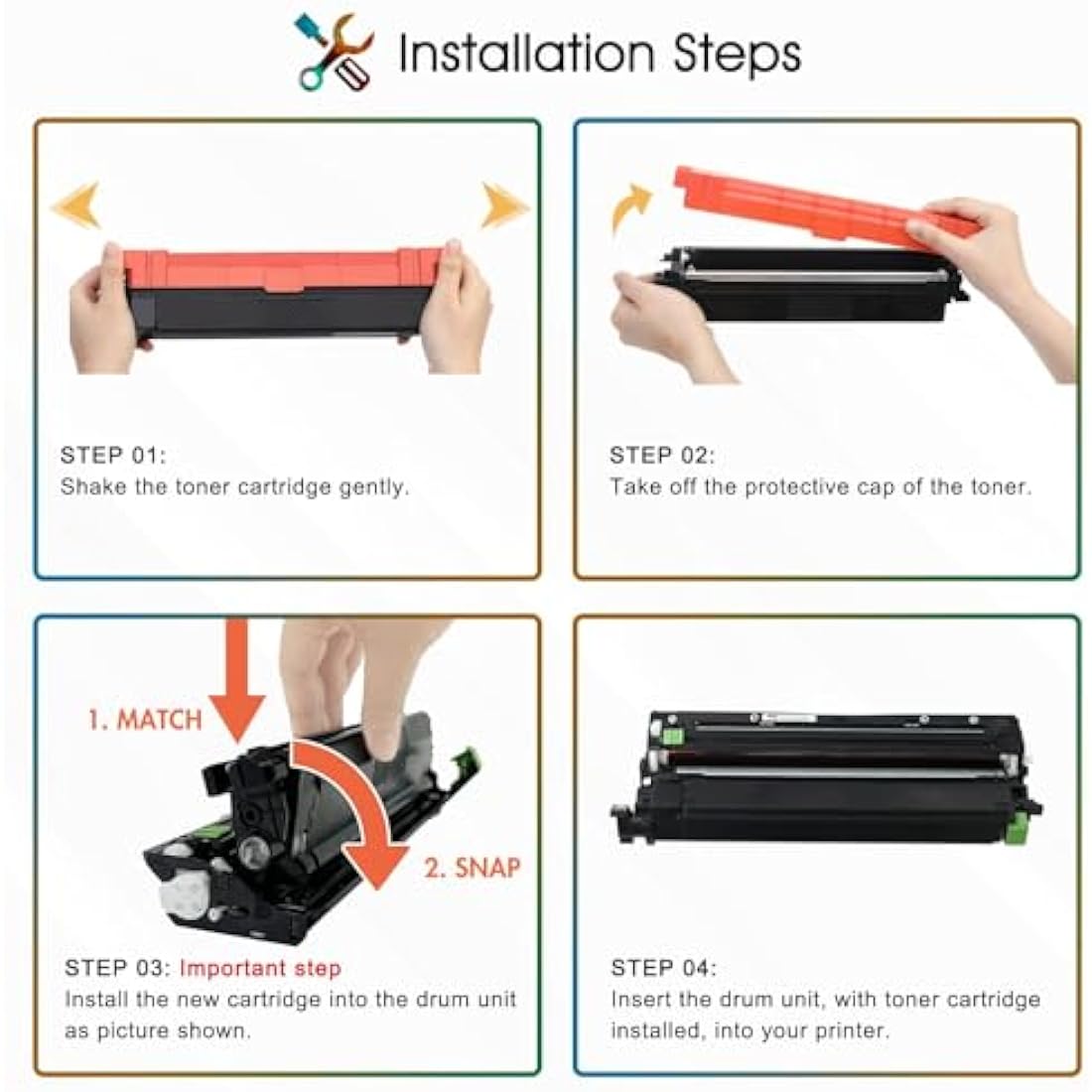TN248XL Black Toner Cartridges: Compatible for Brother TN248BK TN248XLBK TN248XL HL-L3220CW MFC-L8390CDW TN248 TN-248XL DCP-L3520CDW MFC-L3760CDW MFC-L3740CDW MFC-L3740CDWE HL-L3240CDW (2 Pack)