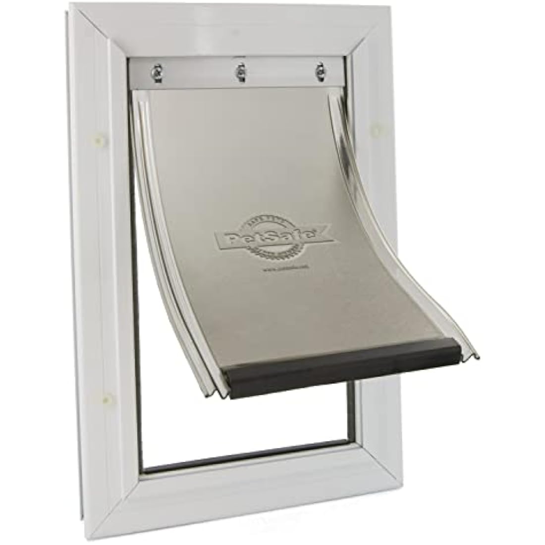 Staywell PetSafe, Aluminium Pet Door, Solid Design, Easy Install, For Pets Up To 7 kg - (Small),White