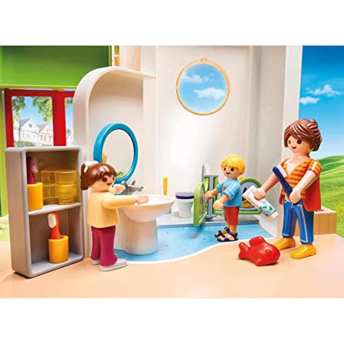 Playmobil 70280 City Life Pre-School Rainbow Day Care, educational toy, fun imaginative role play, playset suitable for children ages 4+
