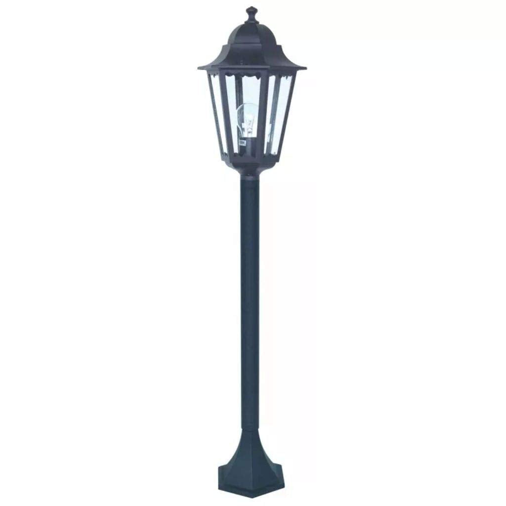 Smartwares Outdoor Lantern, Garden Post, Aluminium & Glass, 125cm, Wired, 60 Watt, E27