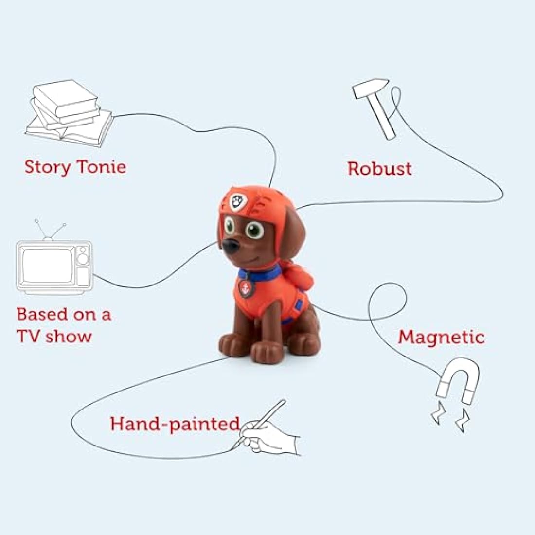 tonies Paw Patrol Zuma Audio Character - Paw Patrol Toys Audiobooks for Children