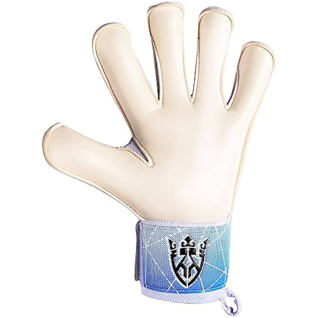 Keeperking Goalkeeper Gloves Kids, Boys, Youth, Adult, Men - Goalie Gloves Latex Strong Grip palms with Removable Finger Spines Protection - Football Goalkeeping Gloves (Size 5/6/7/8/9/10)