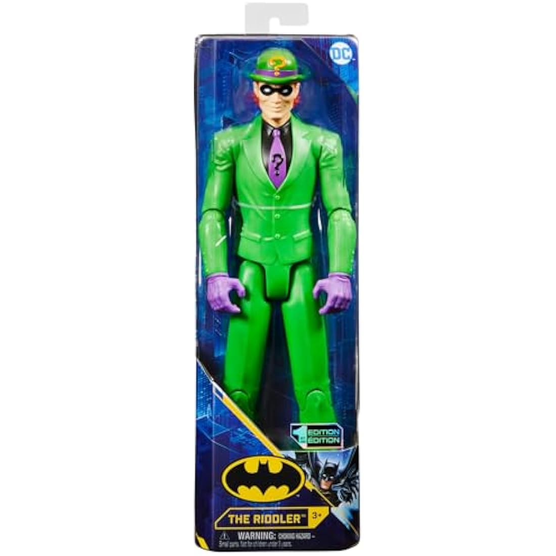 Batman 12-inch The Riddler Action Figure, for Kids Aged 3 and up