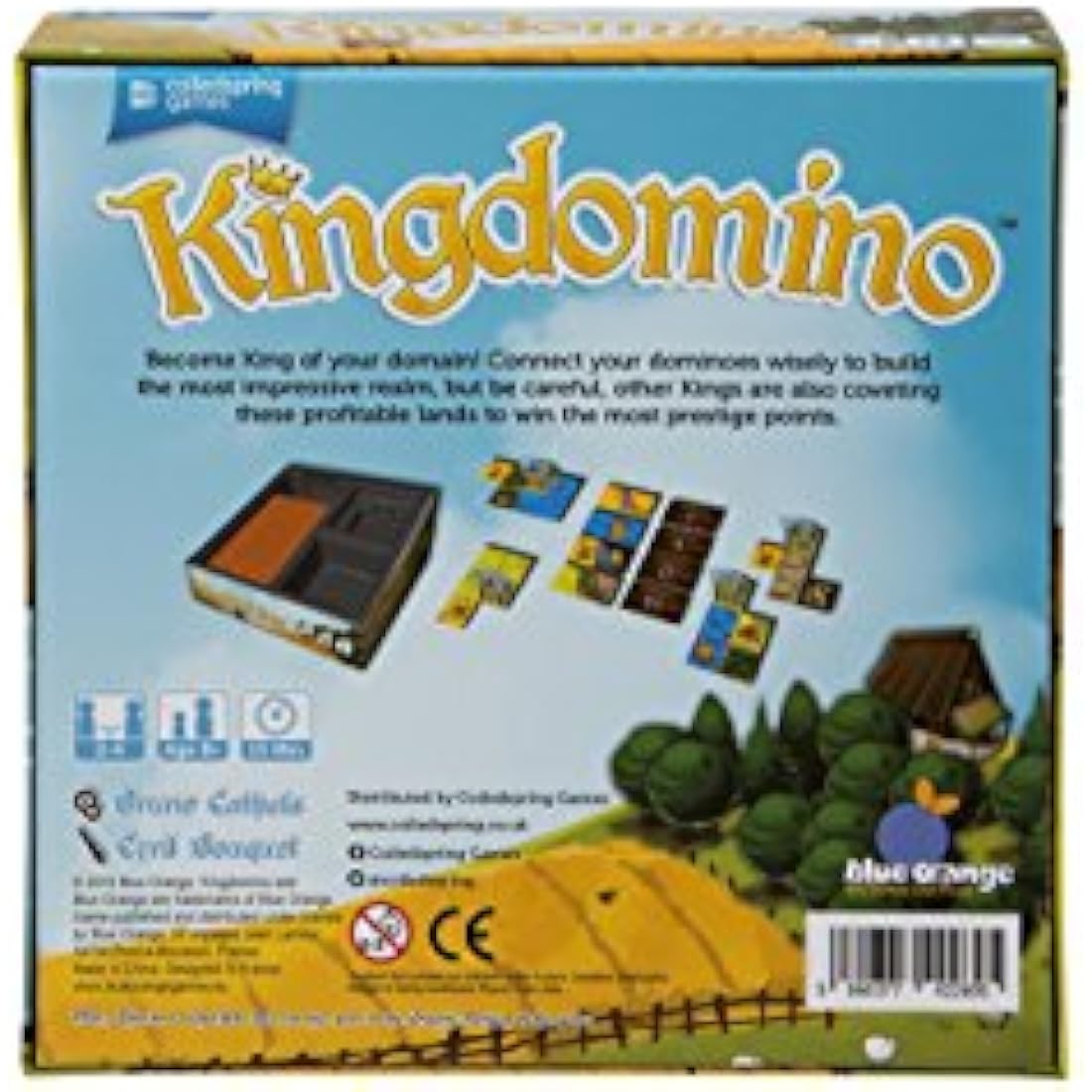 Blue Orange | Kingdomino Game | Board Game | Ages 8+ | 2-4 Players | 15 Minutes Playing Time