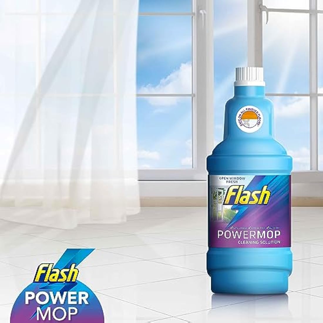 Flash Powermop Starter Kit, All-in-One Dual Spray Mop for Any Type of Floor