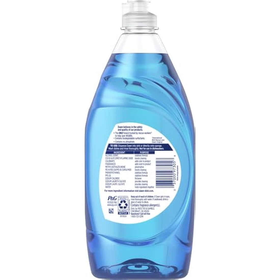 Dawn Ultra Dishwashing Liquid Dish Soap Original Scent, 19.4 oz, 573ml