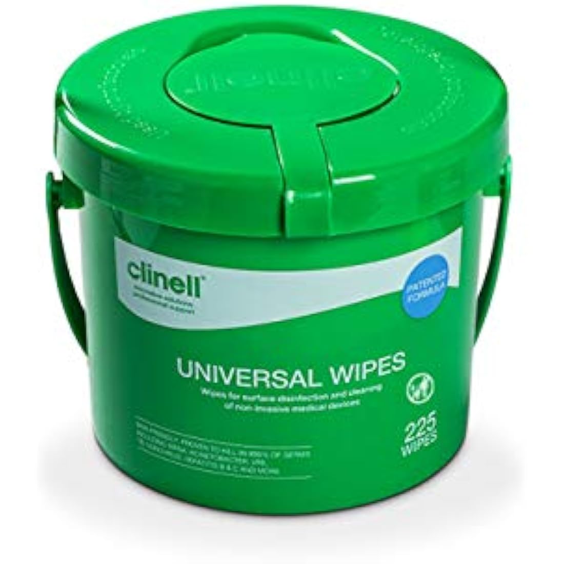 Clinell Universal Cleaning and Disinfectant Wipes for Surfaces - 4 x Buckets of 225 Wipes (900 Wipes Total) - Multi Purpose Wipes, Kills 99.99% of Germs, Effective from 30 Seconds
