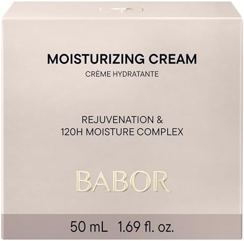 BABOR SKINOVAGE Moisturizing Cream, Face cream for dry Skin, Intensive Moisturizing Care with Hyaluronic Acid, Vegan Formula, 50 ml