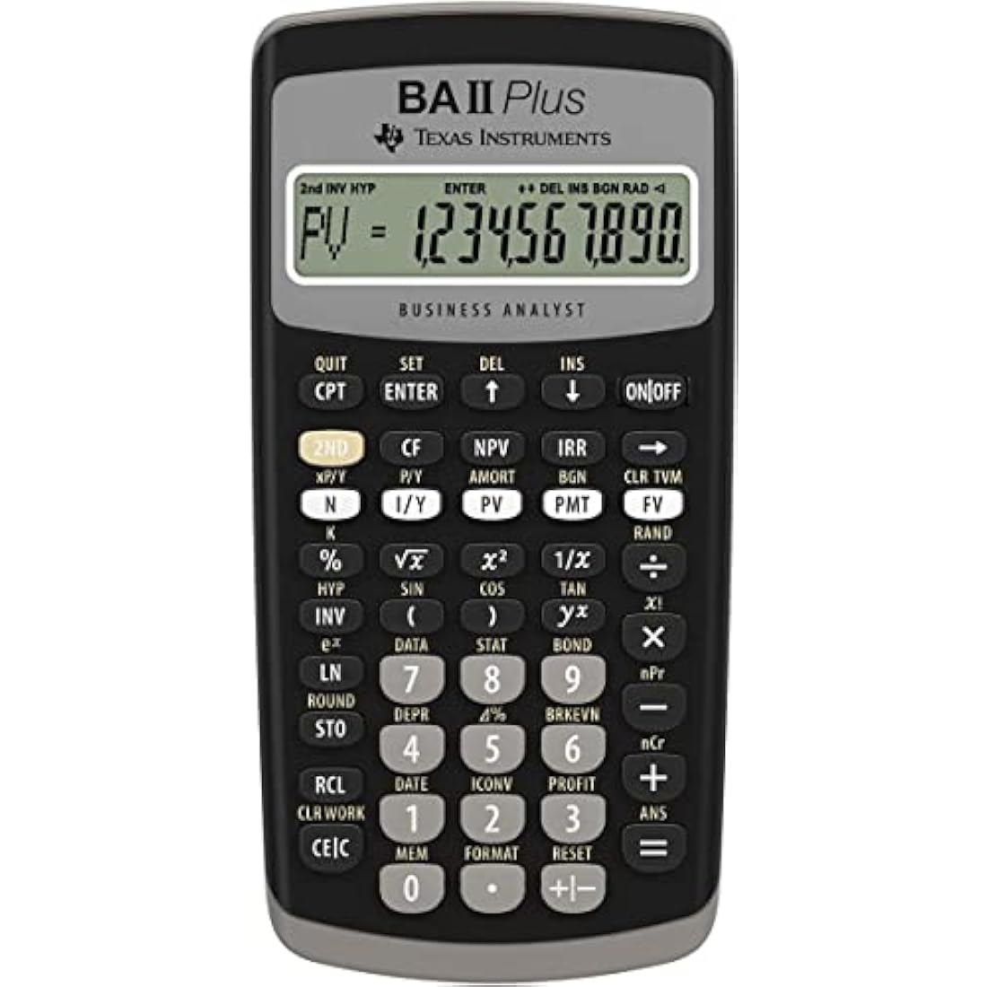 TI-BA II Plus + Protective Case + Prime Warranty