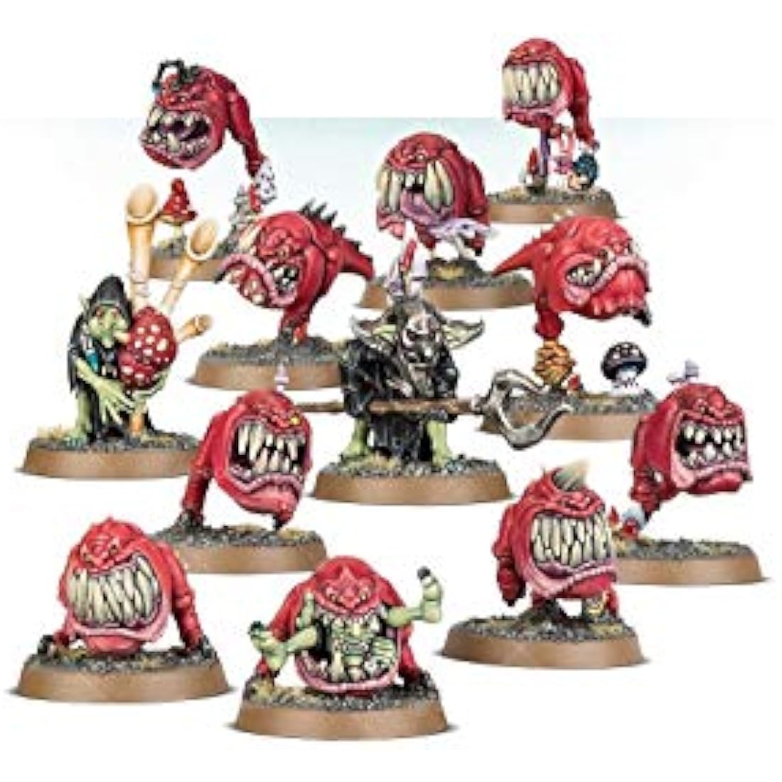 Games Workshop - Warhammer Age of Sigmar - Gloomspite Gitz: Squig Herd, Black