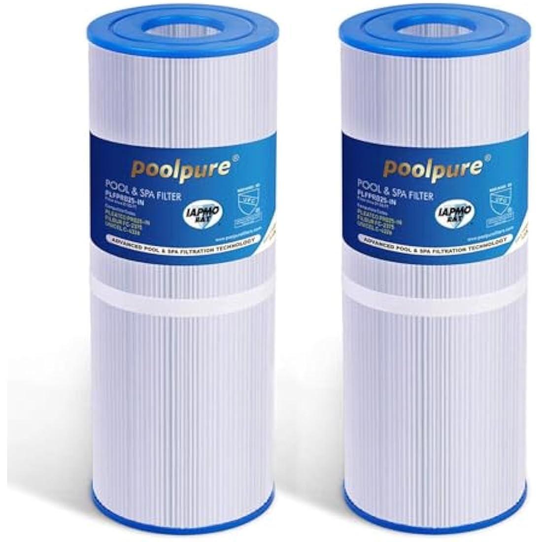POOLPURE Spa Filters for Hot Tub replacement for Unicel C-4326, Filbur FC-2375, Pleatco PRB251N (invoice available)