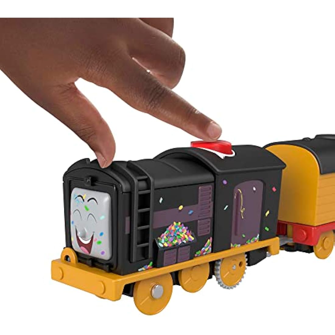 Thomas & Friends Talking Diesel Toy Train with Sounds & Phrases, UK English Version, Battery-Powered Motorized Engine with Tender, HNN85