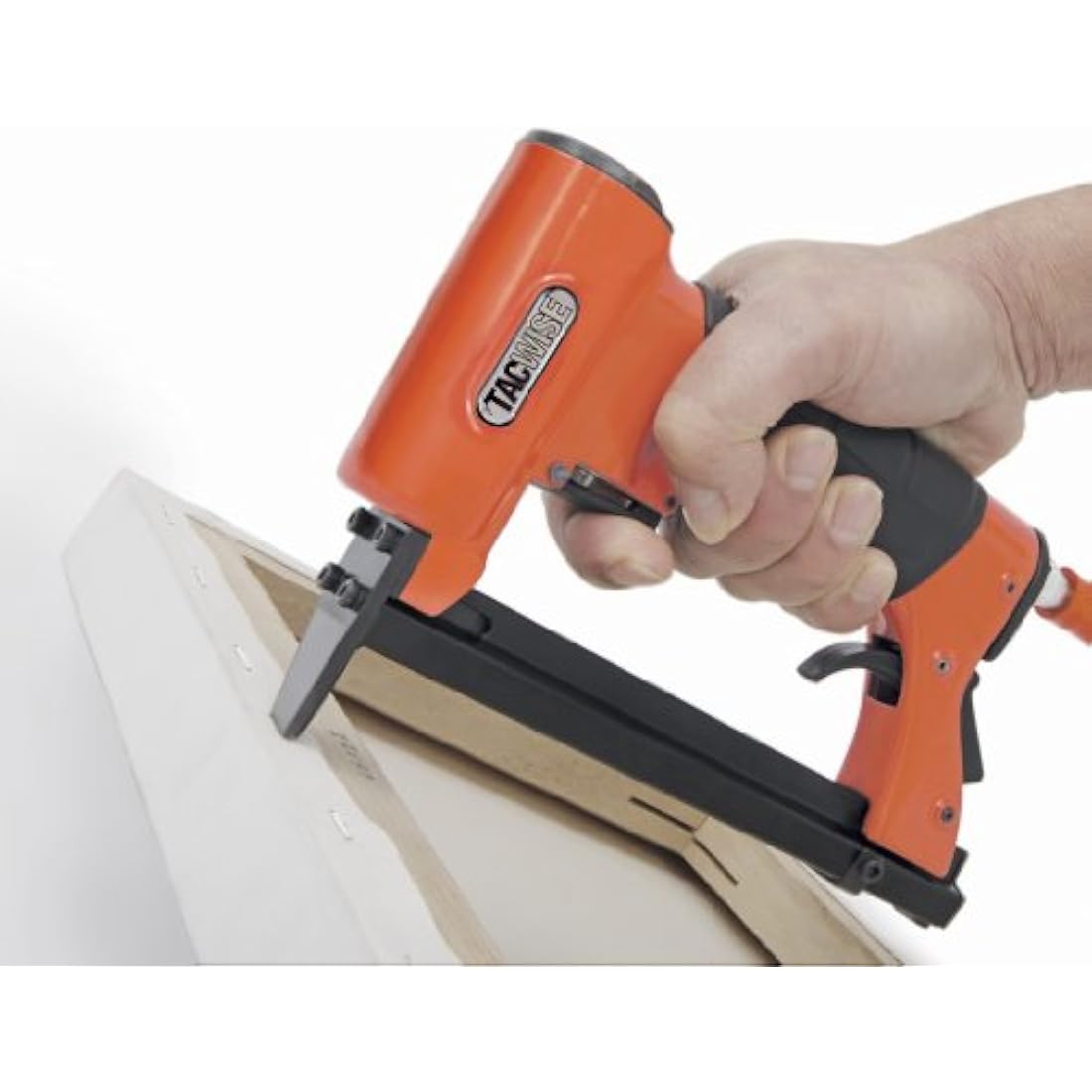 Tacwise A7116V Upholstery Air Stapler, Uses Type 71 / 4 - 16 mm Staples, Orange / Black