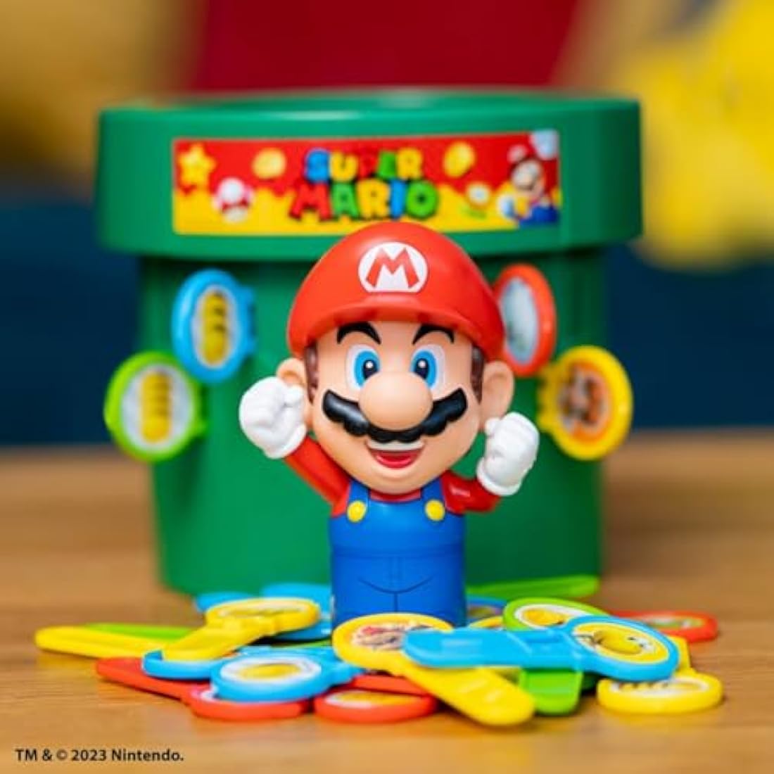 TOMY Pop Up Super Mario Board Game, 2-4 Players | Boys & Girls Aged 4+ | Family & Preschool