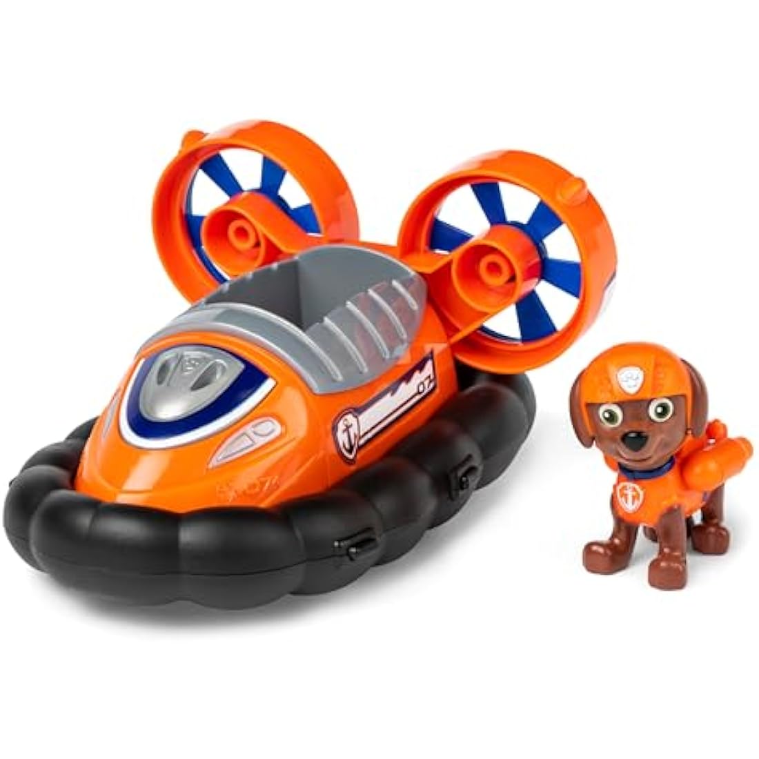 Paw Patrol, Zuma’s Hovercraft, Toy Vehicle with Collectible Action Figure, Sustainably Minded Kids’ Toys for Boys & Girls Aged 3 and Up