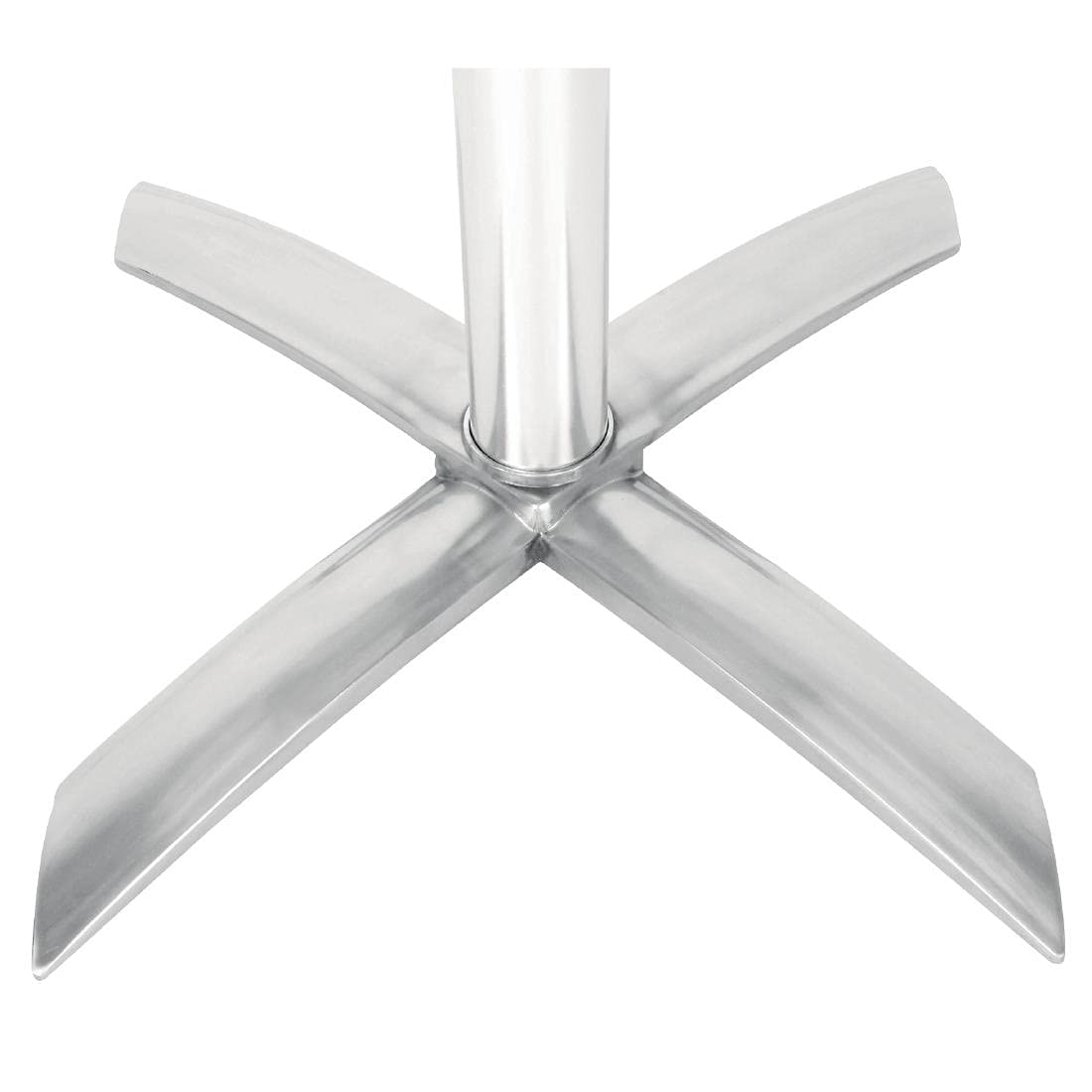 Bolero Flip Top Poseur Table Stainless Steel, 1050x600mm