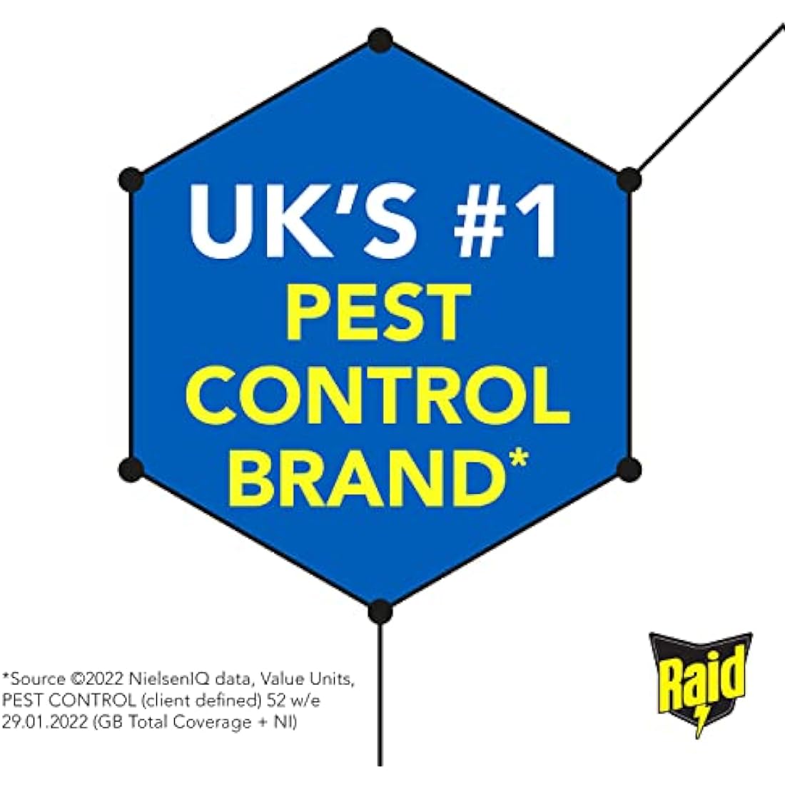 Raid Rapid Action Fly & Wasp Killer, Fly Killer Spray For Indoor Use, Pack of 6 (6 x 300ml)