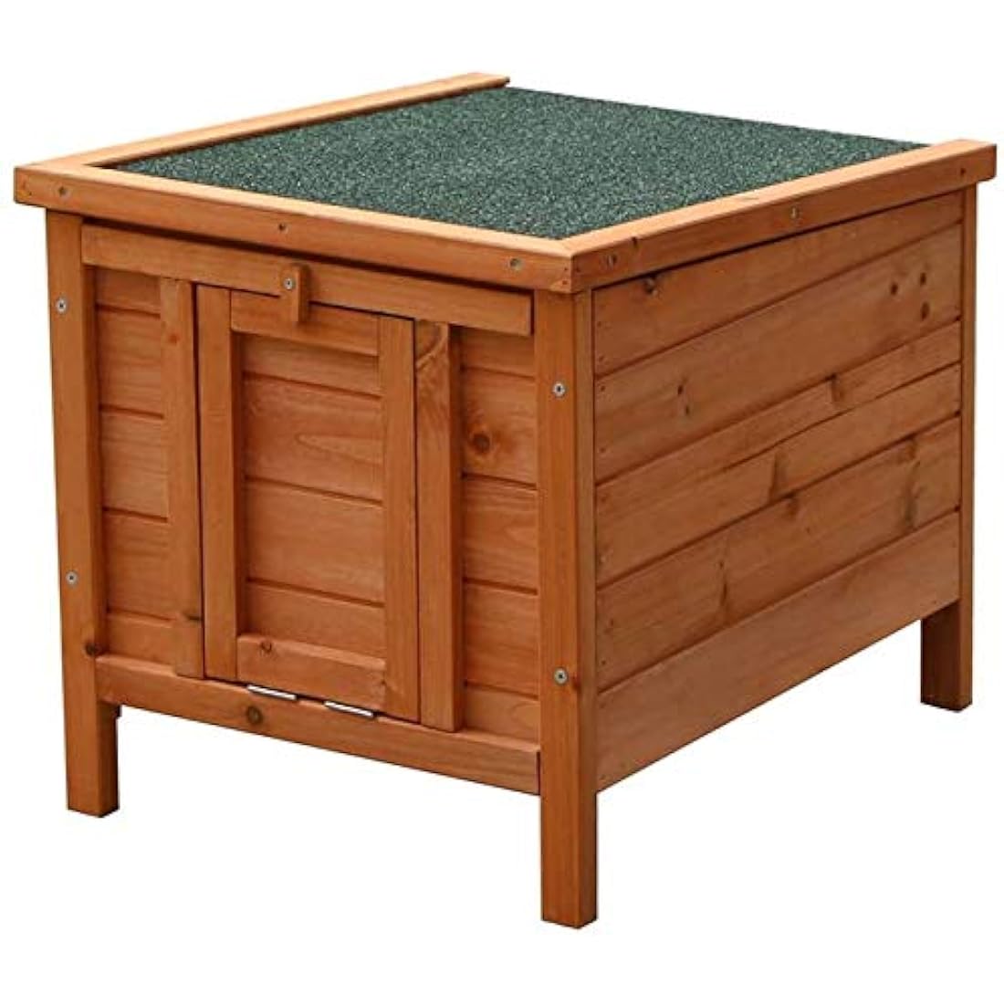 Bunny Business Cat/Puppy/Rabbit/Guinea Pig Wooden Hide House, 51 x 44 x 42cm, Natural