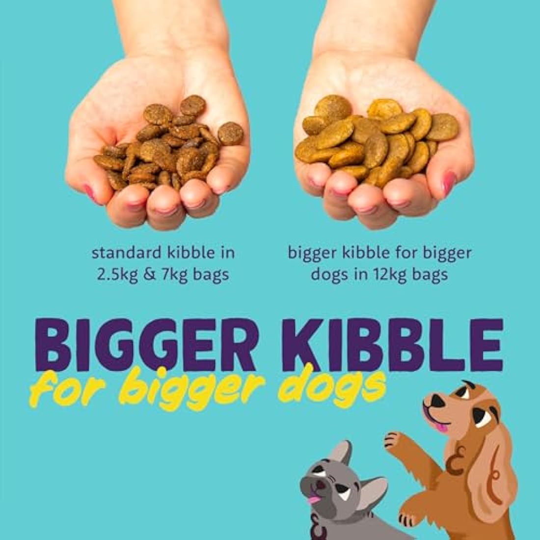 Edgard Cooper Grain Free Dog Food Dry, (Venison & Duck 7kg), Natural Kibble Dry Dog Food for Adult Dogs, Fresh Meat, High Protein, Hypoallergenic, No Added Sugar