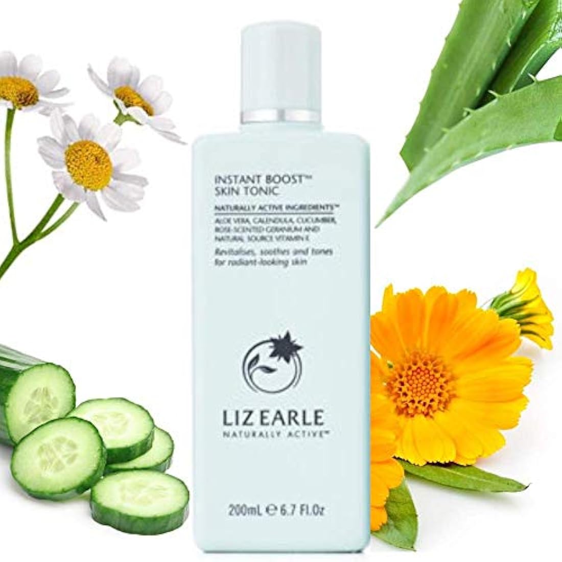 Liz Earle Instant Boost Skin Tonic 3 x 200ml Bottle A Face Moisturiser To Repair Sensitive Cleanse Skin