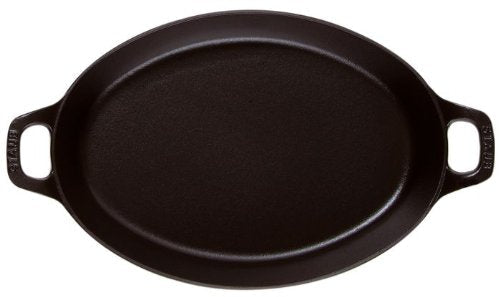 STAUB 40509-341-0 Oven dish Oval 28cm Black