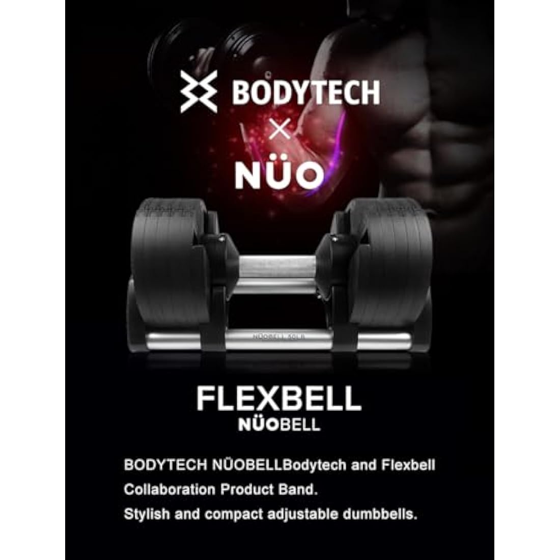 Bodytech Unisex's Dumbbell Ajustable Weight Dumbell