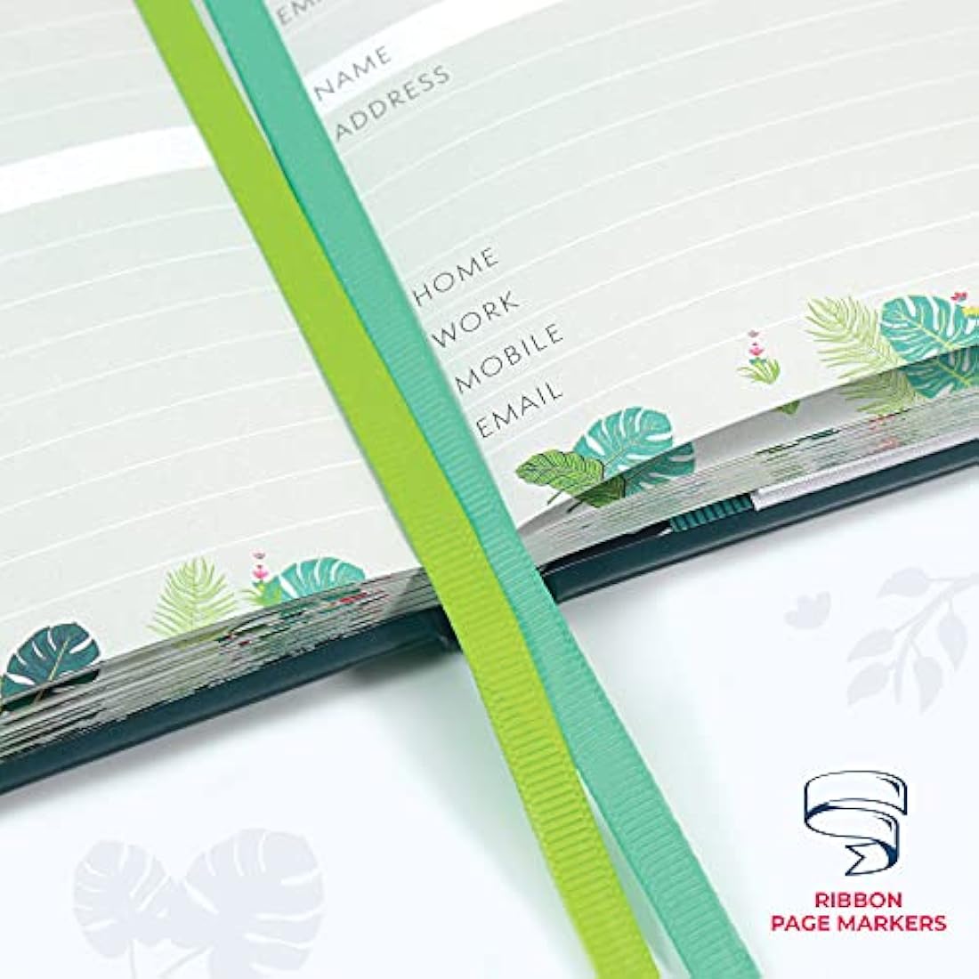 Boxclever Press Small Address Book with 432 Spaces. Address Books with Alphabet Index hardback, Pocket & Change of Address Labels. Perfect Gifts for Women 21 x 13 cm