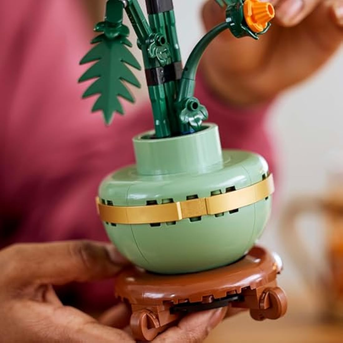 LEGO Botanicals Chrysanthemum Artificial Flower Building Set - Faux Plant Gift for Mothers - Creative Model Kit for Adults to Build - Home Office Decor from the Botanical Collection - 10368