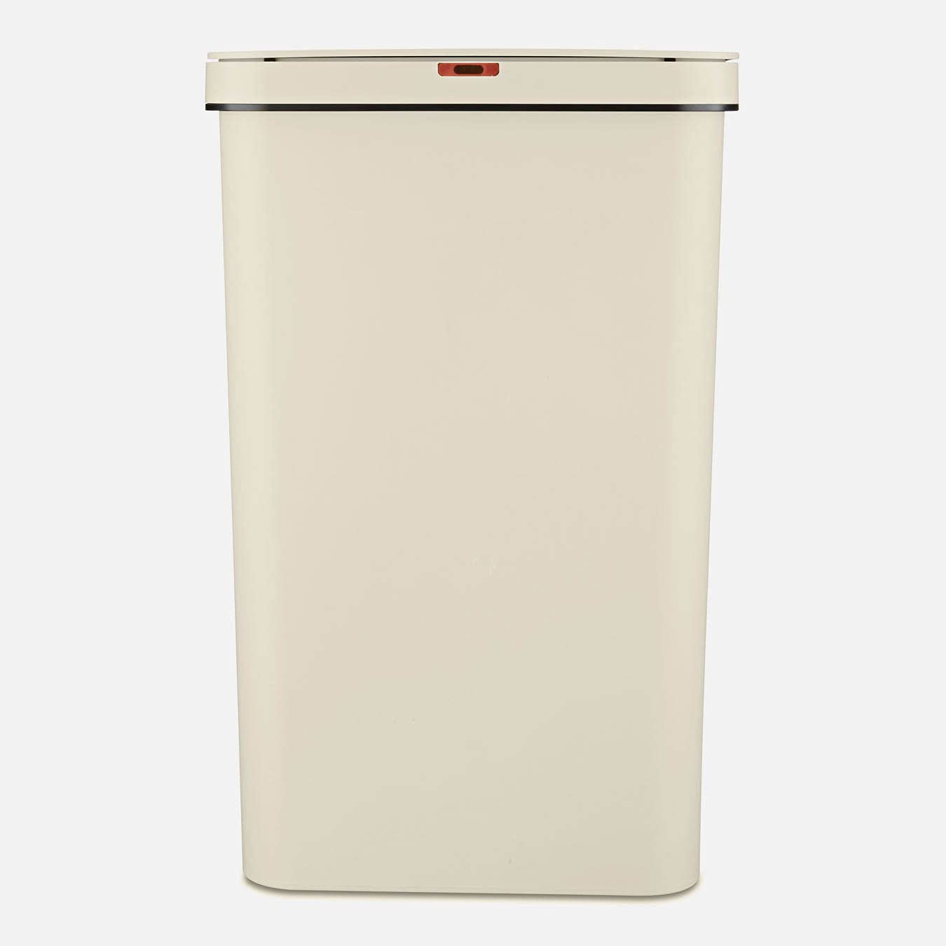 Tower T838005C Sensor Bin with Retainer Ring, Battery-Operated, 50L, Cream