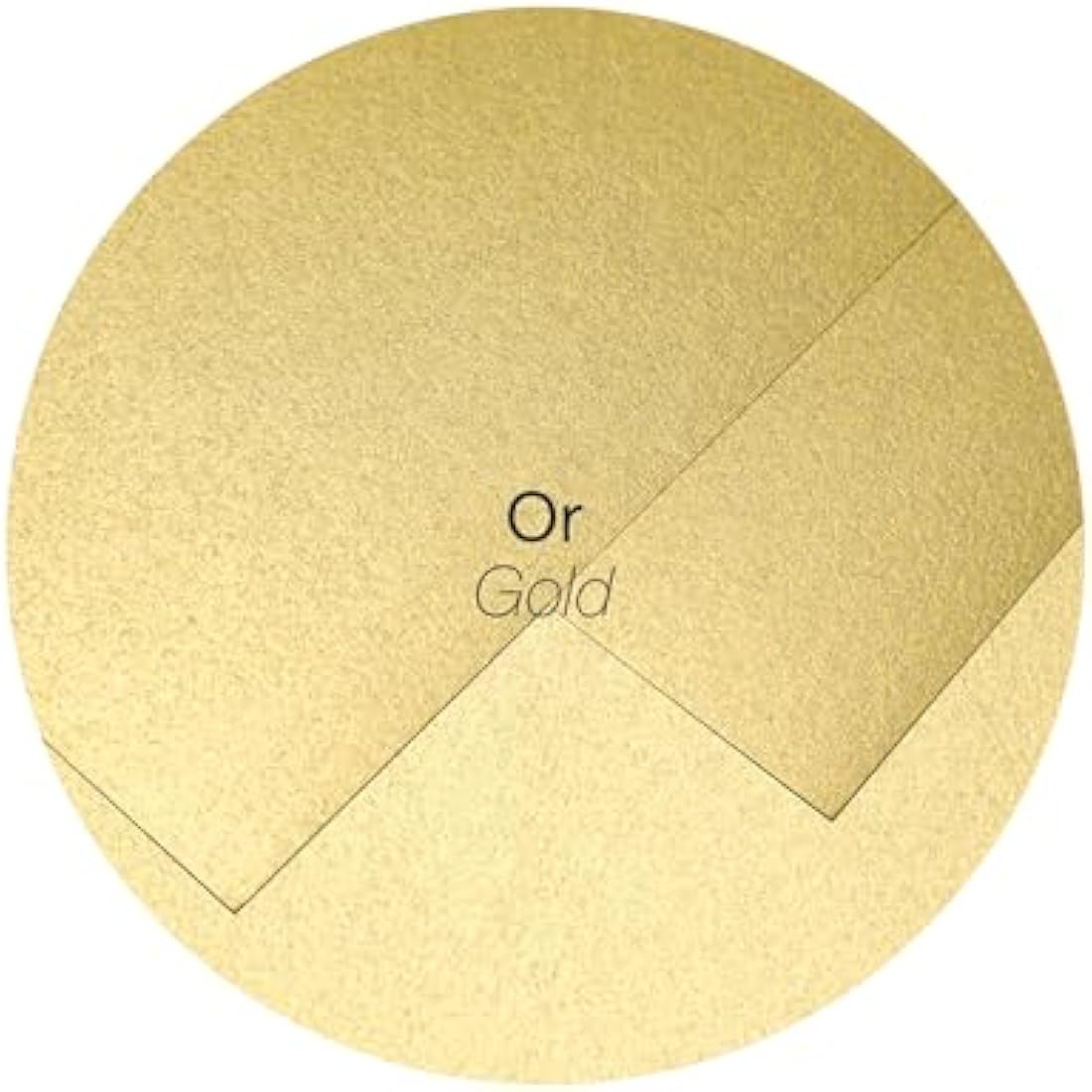 Clairefontaine - Ref 50081C - Pollen Iridescent Adhesive Envelopes (Pack of 20) - 90 x 140mm in Size, 120gsm Paper, Easy-to-Peel Adhesive Strip - Gold