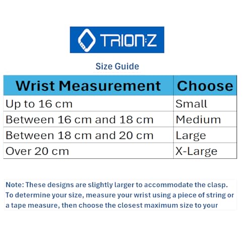 TRION:Z Zen Loop Duo Magnetic Bracelets for Women & Men Wristband Featuring Patented ANSPO Technology Unisex Bracelet (Large, Indigo Blue)